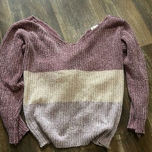 S/M Oddi cross back sweater